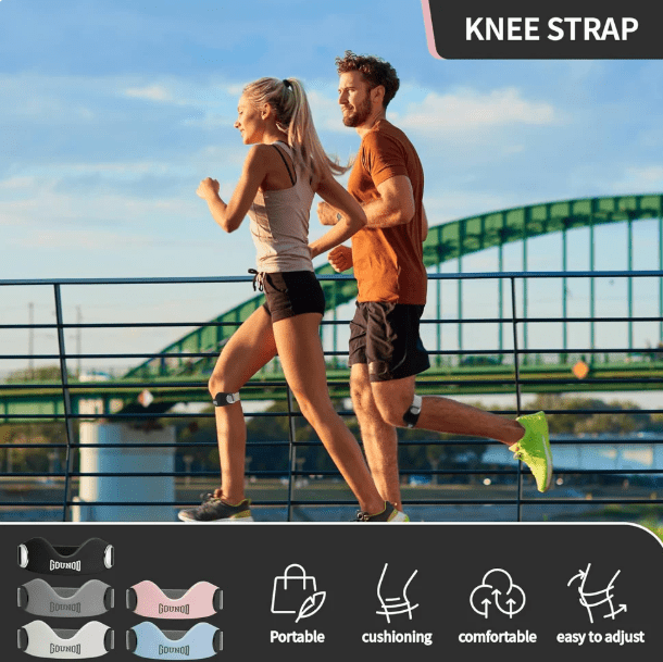 Correa de soporte rotuliano para el dolor de rodilla y la tendinitis (incluye 2 correas - VELIROCorrea de soporte rotuliano para el dolor de rodilla y la tendinitis (incluye 2 correasVELIROVELIROCorrea de soporte rotuliano para el dolor de rodilla y la tendinitis (incluye 2 correas